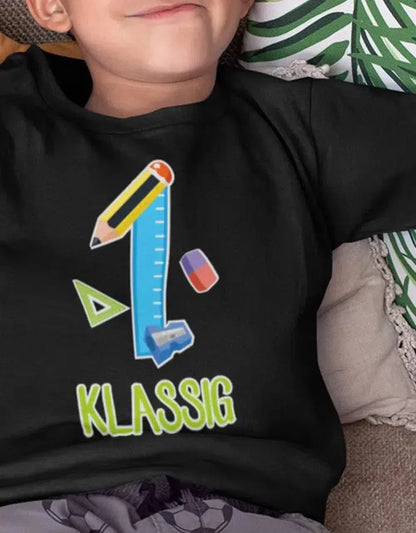 Erst Klassig - Geschenk zur Einschulung 1. Klasse - Schule - Kinder T-Shirt