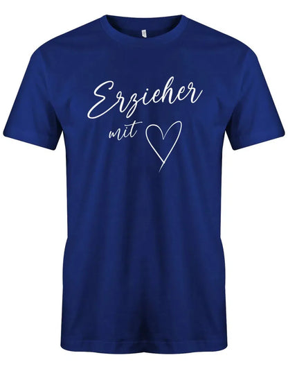 Erzieher Geschenk - Erzieher mit Herz - Männer T-Shirt