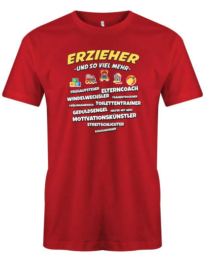 Erzieher und so viel mehr - Erzieher Geschenk Männer T-Shirt