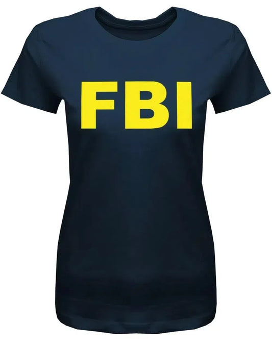 FBI - Police - Kostüm - Fasching - Karneval - Damen T-Shirt