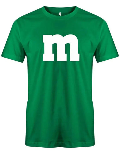 Fasching & Karneval Kostüm mit M Aufdruck - Herren T-Shirt