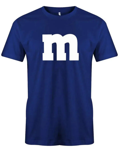 Fasching & Karneval Kostüm mit M Aufdruck - Herren T-Shirt