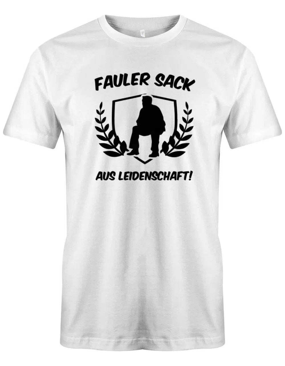 Fauler Sack aus Leidenschaft Herren lustige Sprüche T-Shirt