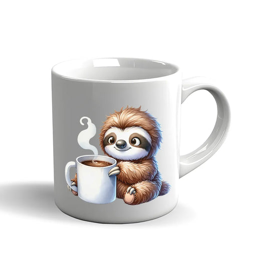 Faultier Tasse – Lustige Kaffeetasse mit süßem Motiv