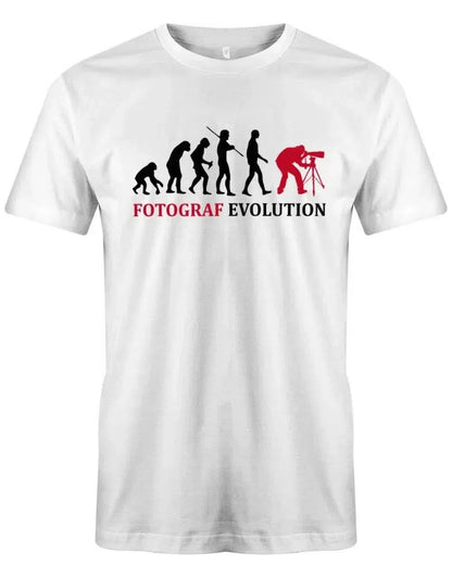 Fotograf Evolution - Fotografen - Herren T-Shirt