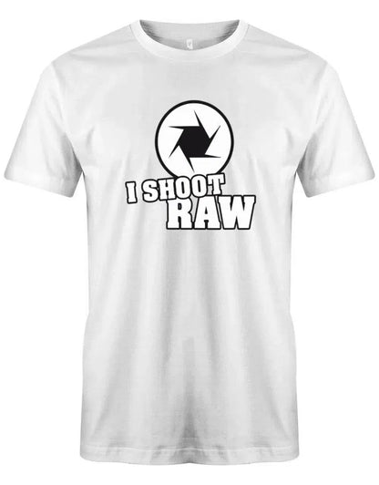 Fotografen Männer Shirt - I Shoot Raw - Fotografen Linse