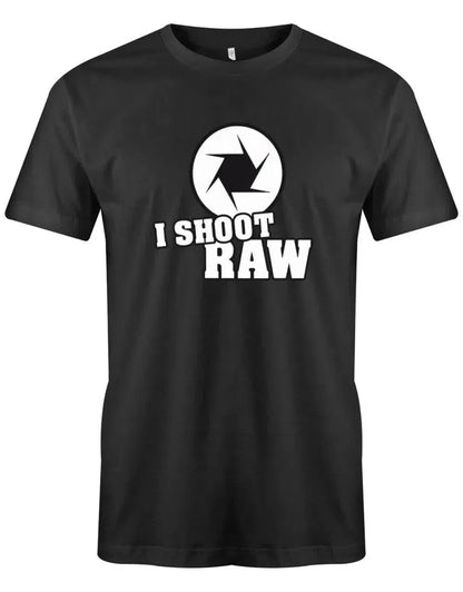 Fotografen Männer Shirt - I Shoot Raw - Fotografen Linse