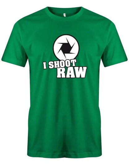 Fotografen Männer Shirt - I Shoot Raw - Fotografen Linse