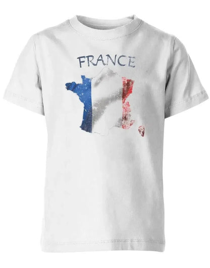 France - Vintage - EM WM - Frankreich Fan - Kinder T-Shirt