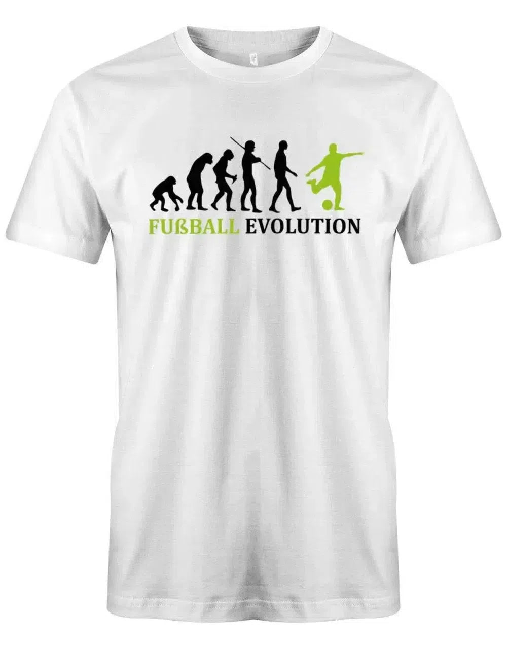 Fußball Evolution - Fußballer - Herren T-Shirt