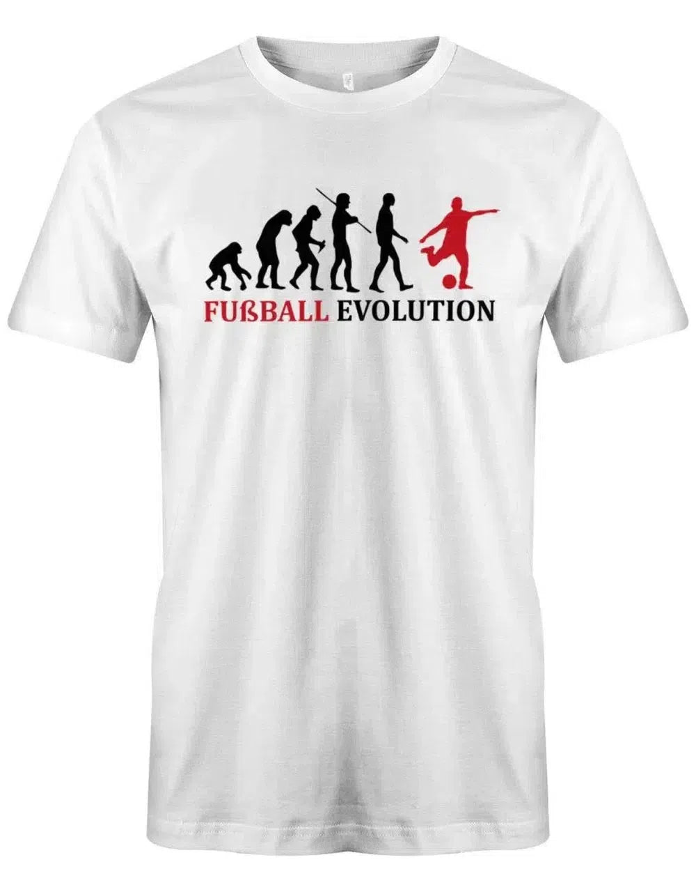 Fußball Evolution - Fußballer - Herren T-Shirt