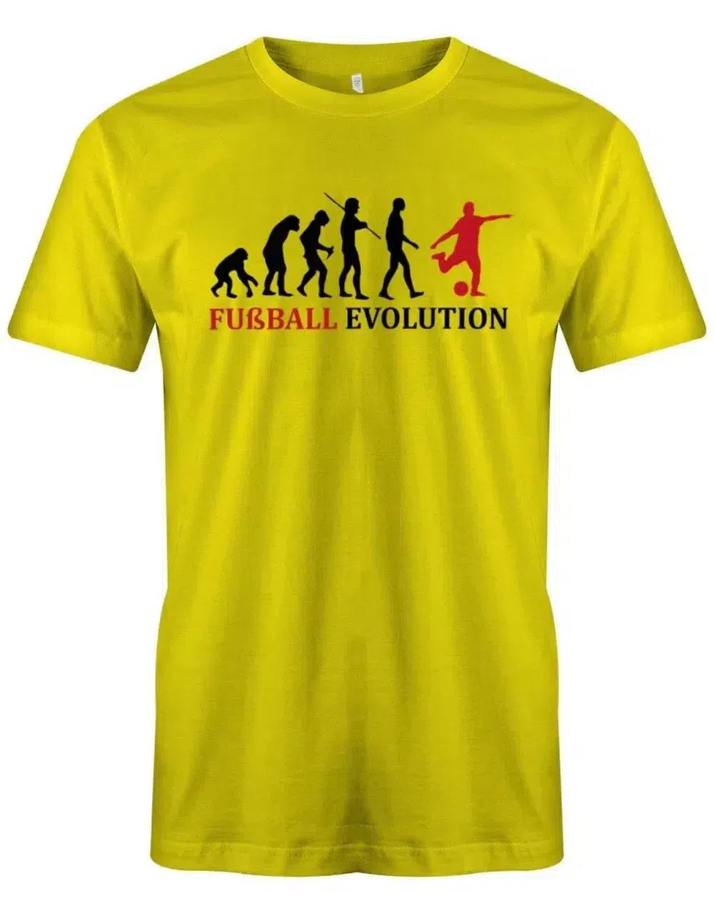 Fußball Evolution - Fußballer - Herren T-Shirt