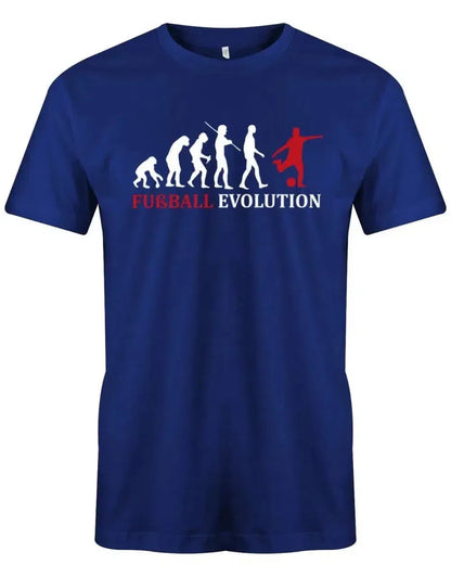 Fußball Evolution - Fußballer - Herren T-Shirt