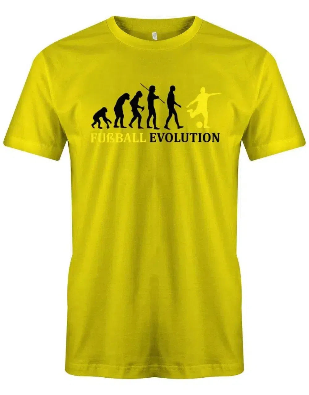 Fußball Evolution - Fußballer - Herren T-Shirt