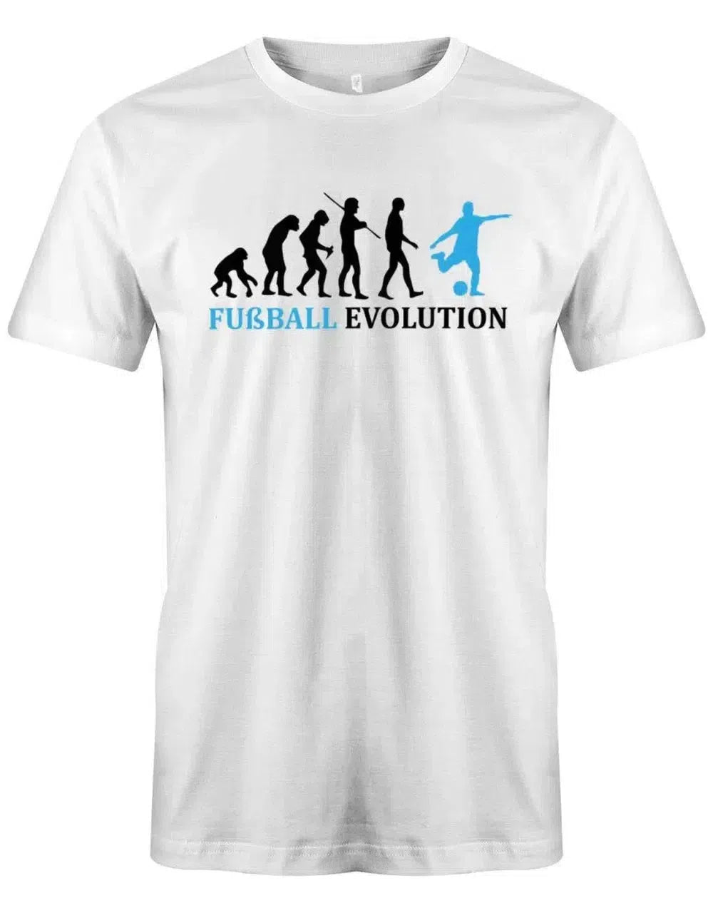 Fußball Evolution - Fußballer - Herren T-Shirt