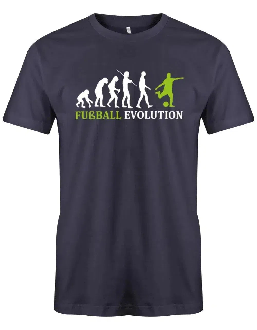 Fußball Evolution - Fußballer - Herren T-Shirt