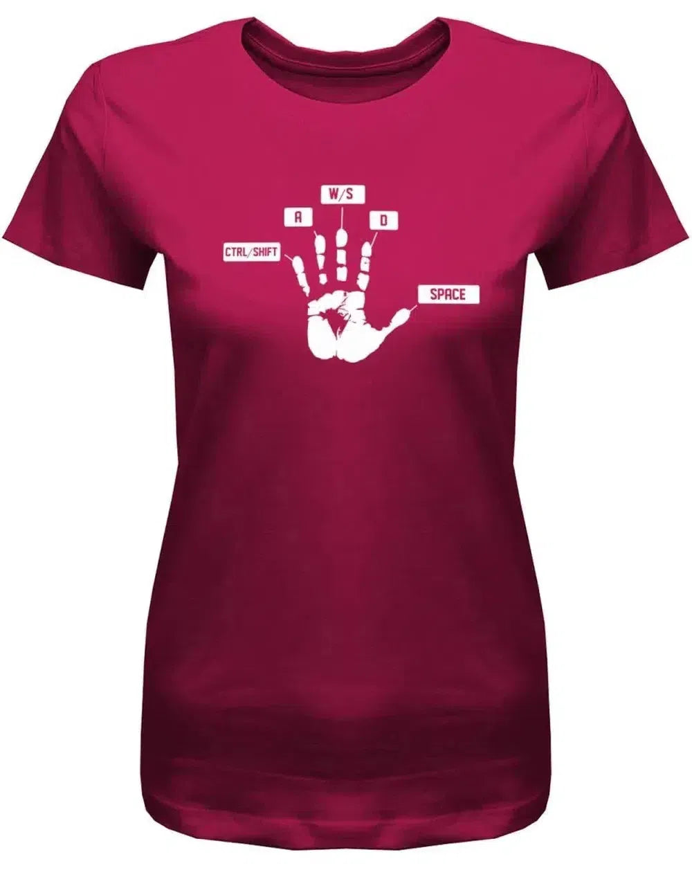 Gamer Handabdruck - Gaming - Damen T-Shirt