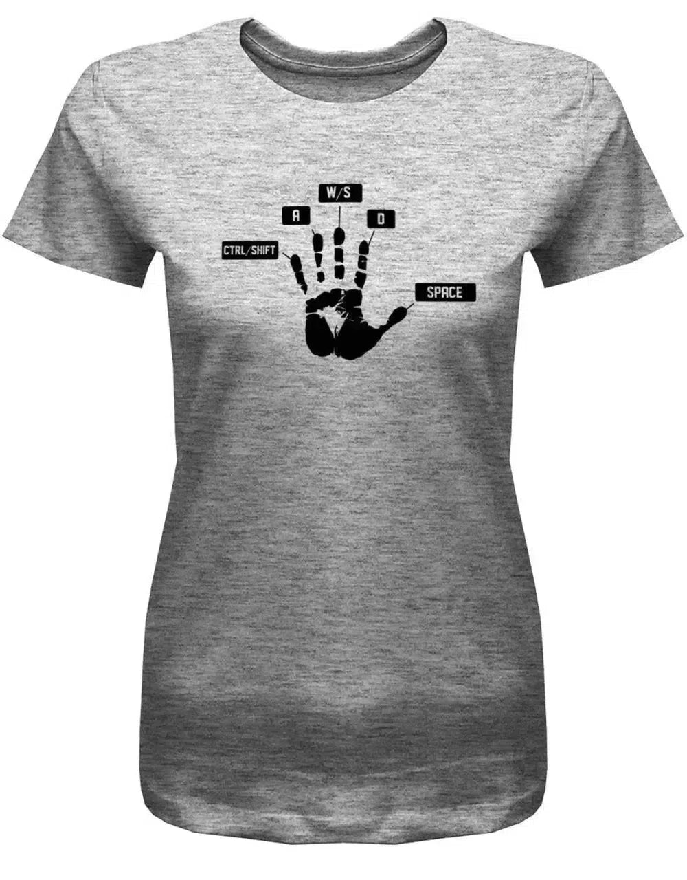 Gamer Handabdruck - Gaming - Damen T-Shirt