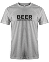 Beer connecting people Herren T Shirt