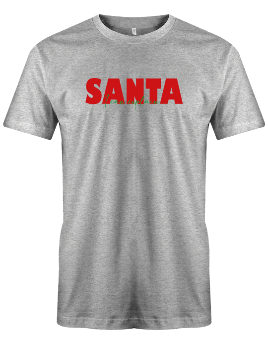 Santa i can explain Ugly Shirt Weihnachten Herren T Shirt