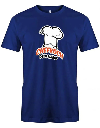 Griller Koch Tshirt - Chefkoch Mütze mit Wunschname personalisiert