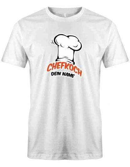 Griller Koch Tshirt - Chefkoch Mütze mit Wunschname personalisiert