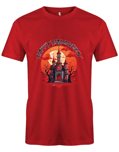 Halloween Kostüm Gruseliges Schloss Happy Halloween - Lustiges T Shirt