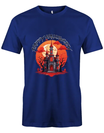 Halloween Kostüm Gruseliges Schloss Happy Halloween - Lustiges T Shirt