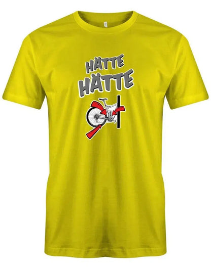 Hätte Hätte Fahrradkette - Sprüche - Herren T-Shirt