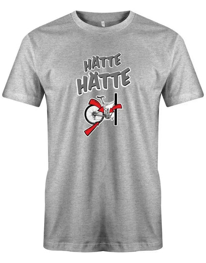Hätte Hätte Fahrradkette - Sprüche - Herren T-Shirt