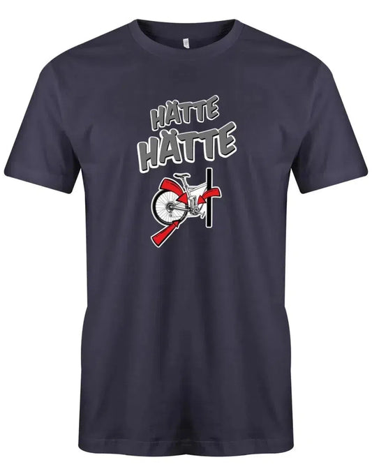 Hätte Hätte Fahrradkette - Sprüche - Herren T-Shirt