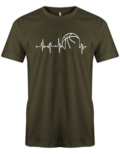 Herzschlag Basketball - Basketballer - Herren T-Shirt