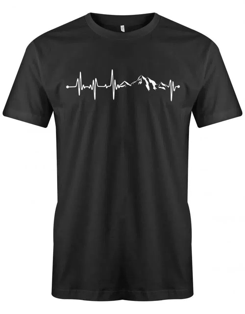 Herzschlag Berge - EKG - Herren T-Shirt