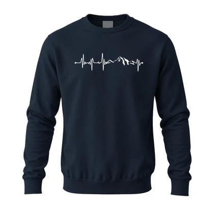 Herschlag Berge Pullover in Navy