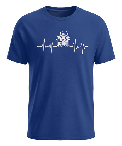 Herzschlag Drummer - Schlagzeuger – Herren T-Shirt royalblau