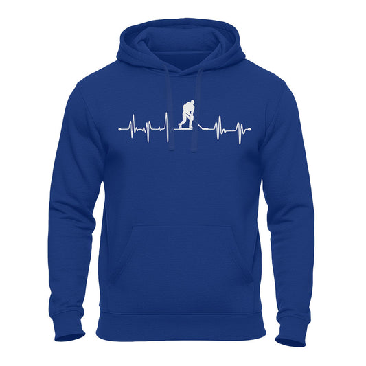 Herzschlag Eishockey – Unisex Hoodie – Eishockey Spieler Hoodie