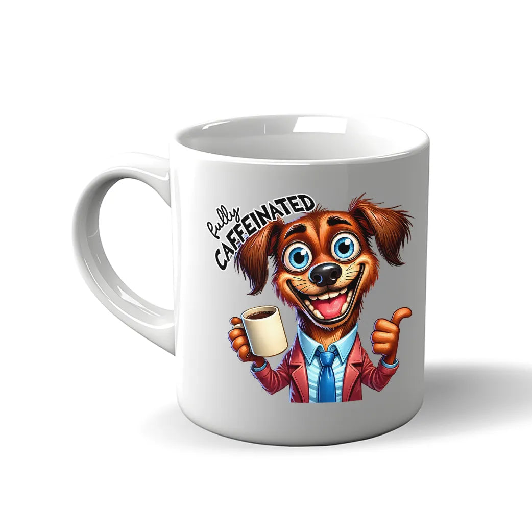 Stimmungswechsel Tasse – Hund Nach dem Kaffee