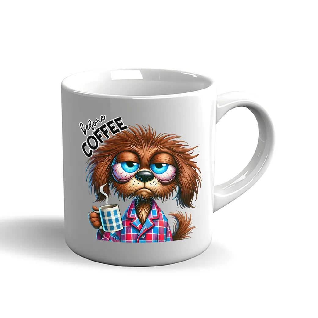 Stimmungswechsel Tasse – Hund Vor dem Kaffee