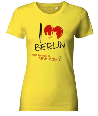I Love Berlin - Wahrzeichen - who the fuck is NY - Damen T-Shirt