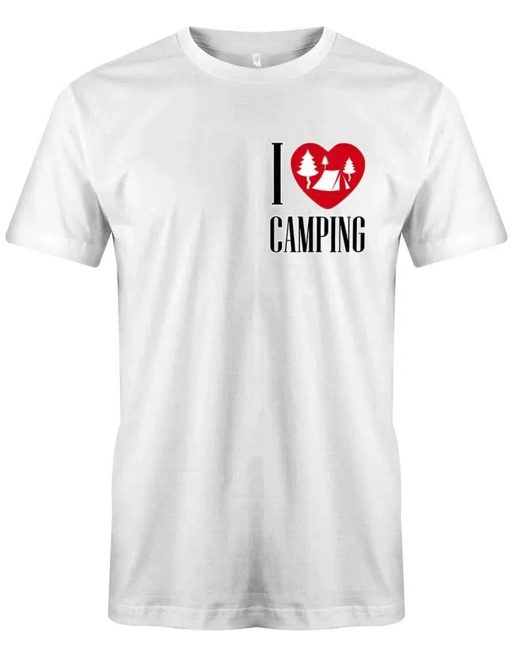 I Love Camping – Camper & Outdoor Motiv Herren T-Shirt