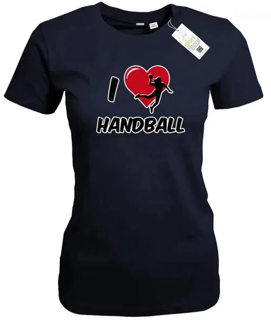 I Love Handball - Handballerin - Damen T-Shirt