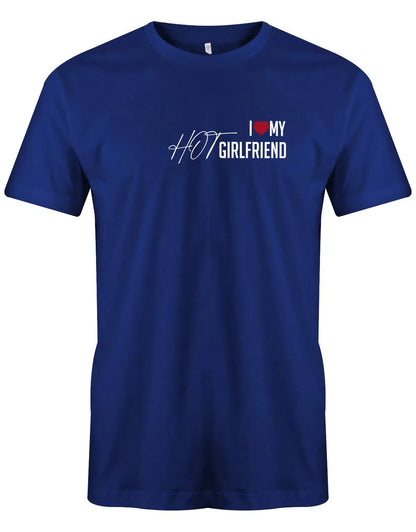 I Love my hot Girlfriend - Partner - Herren T-Shirt