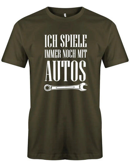 Ich Spiele immer noch mit Autos KFZ Mechaniker - Herren T-Shirt