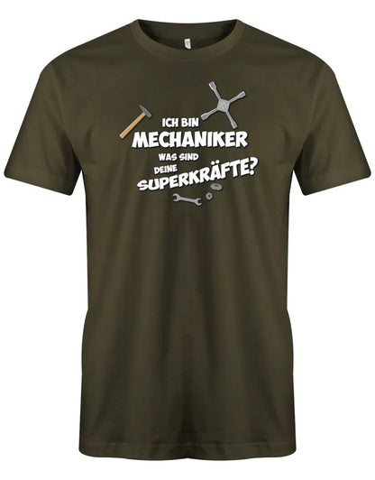 Ich bin Mechaniker - Was sind deine Superkräfte? Herren T-Shirt
