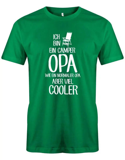 Ich bin ein Camper Opa wie ein normaler Opa - viel cooler - Camping - Herren T-Shirt