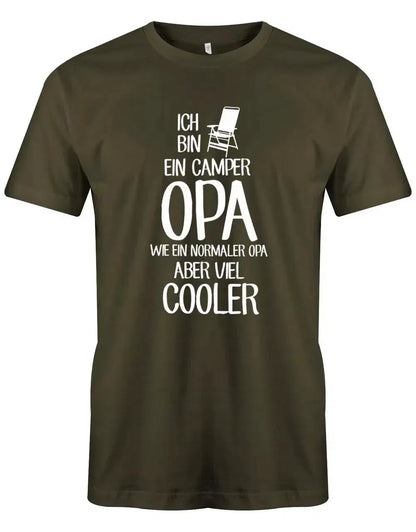Ich bin ein Camper Opa wie ein normaler Opa - viel cooler - Camping - Herren T-Shirt