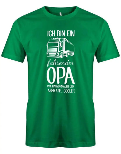 Ich bin ein LKW fahrender Opa wie ein normaler Opa aber viel cooler - Kraftfahrer - Herren T-Shirt
