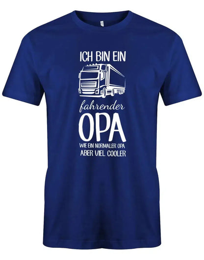 Ich bin ein LKW fahrender Opa wie ein normaler Opa aber viel cooler - Kraftfahrer - Herren T-Shirt
