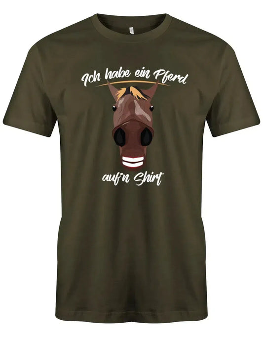 Ich habe ein Pferd aufn Shirt - Herren T-Shirt