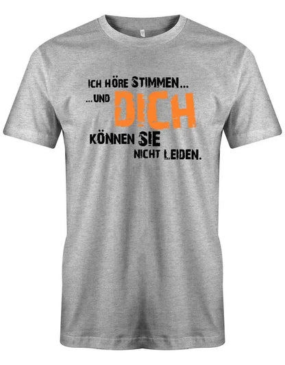 Ich höre Stimmen und dich können sie nicht leiden - Lustig - Herren T-Shirt